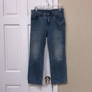 BDG Denim Light Wash Crop Flare Jeans